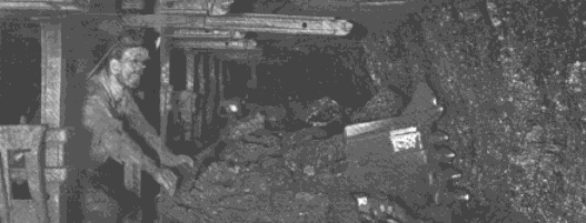 In einem Hobelstreb des aachener Reviers, vor 1958
