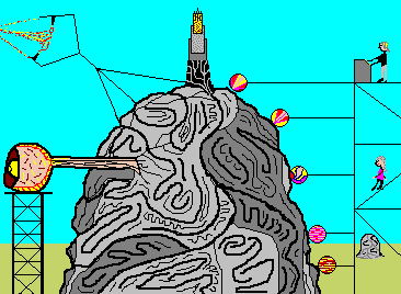 Assoziationssprung von Stapledon zu Stanislaw Lem: Menschen als virtuelle Wesen in Computern...